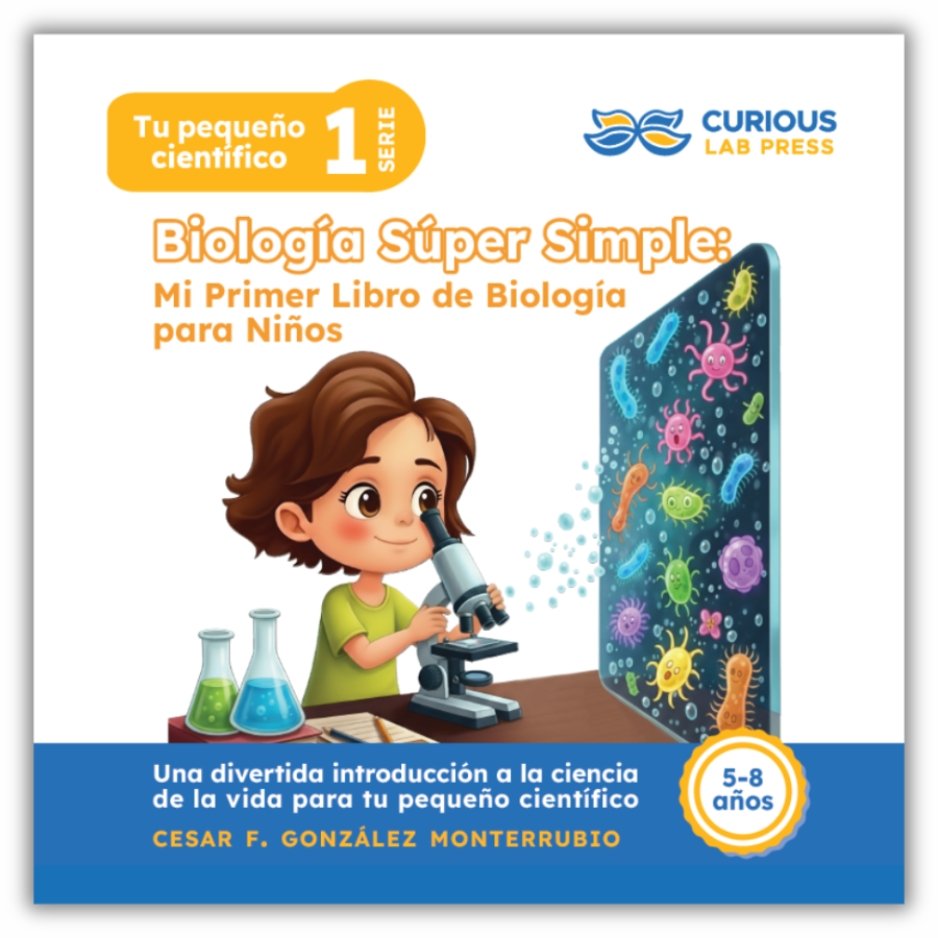 Portada del libro Biología Pura y Simple para niños